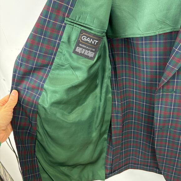 Vintage Gant Plaid Blazer - Picture 7 of 8